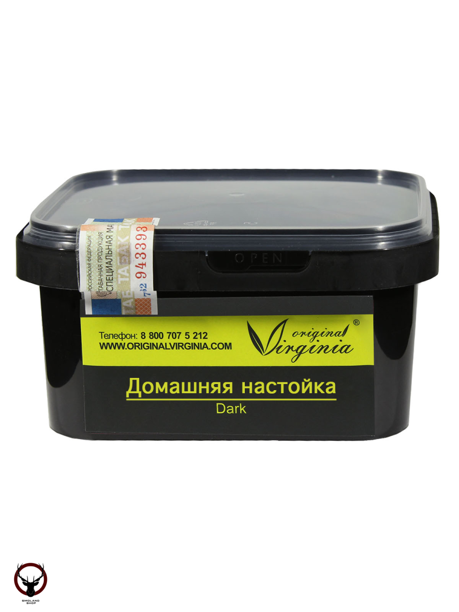 Табак Original Virginia Dark – Домашняя настойка 200 гр.