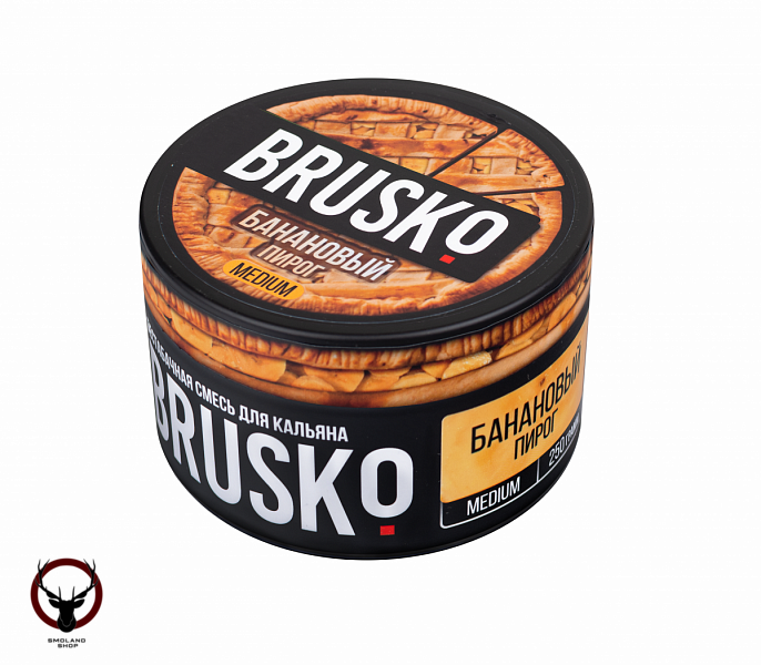 BRUSKO MEDIUM Банановый пирог 250гр МРК