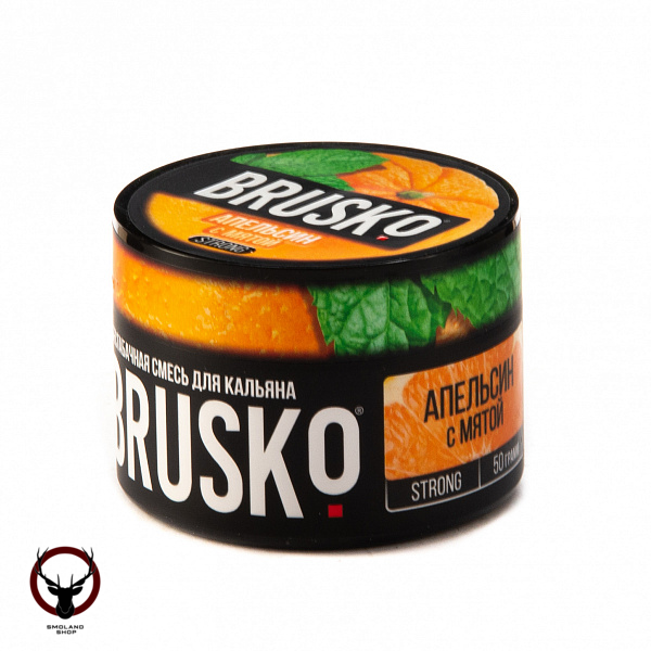 BRUSKO STRONG Апельсин с мятой 50гр МРК