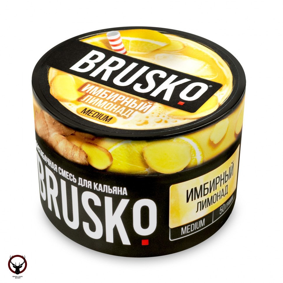 BRUSKO MEDIUM Имбирный лимонад 50гр МРК