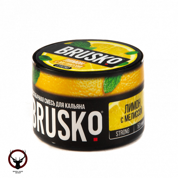 BRUSKO STRONG Лимон с мелиссой 50гр МРК