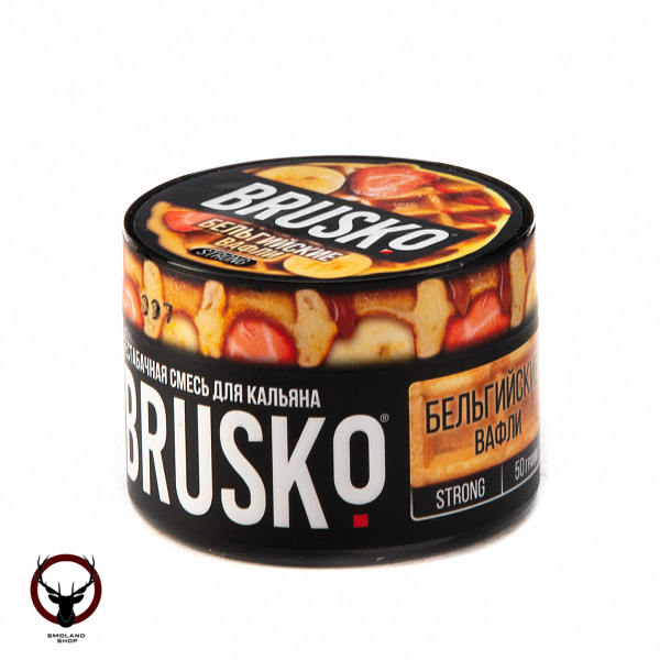 BRUSKO STRONG Бельгийские вафли 50гр МРК