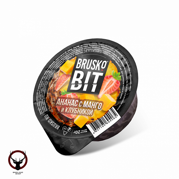 BRUSKO BIT Ананас с манго и клубникой 20 гр