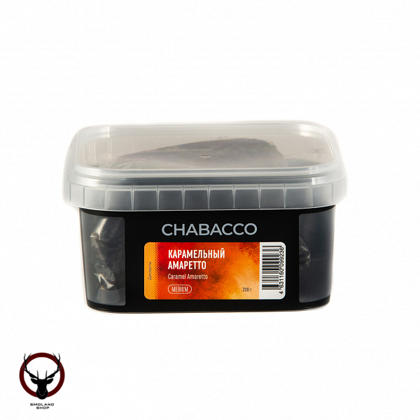 Chabacco MEDIUM Caramel amaretto 200гр МРК