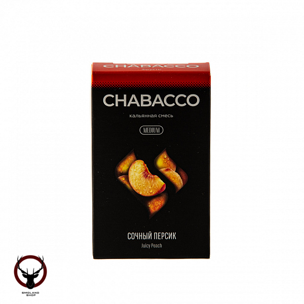 Chabacco MEDIUM Juicy peach 50гр МРК МРК