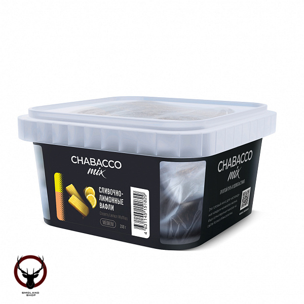 Chabacco Mix MEDIUM Creamy lemon waffles 200гр МРК