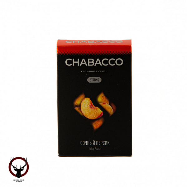 Chabacco STRONG Juicy peach 50гр МРК