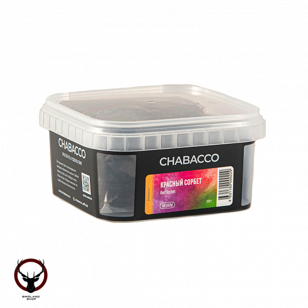 Chabacco MEDIUM LE Red sorbet 200гр МРК