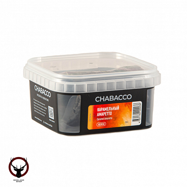 Chabacco MEDIUM LE Caramel amaretto 200гр МРК