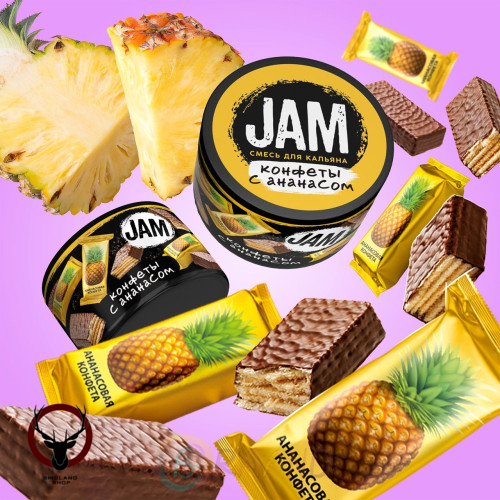 JAM Конфеты с ананасом 50гр МРК