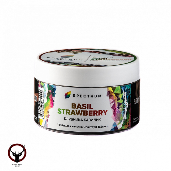 Табак для кальяна Spectrum Basil strawberry 200гр