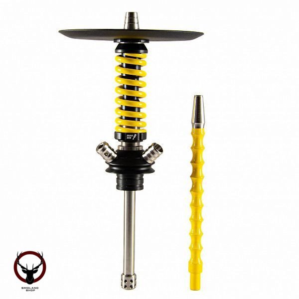 Кальян MAMAY CUSTOMS Coilover Micro чёрно-жёлтый (без колбы)