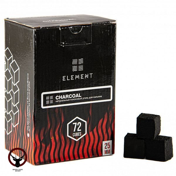 Уголь Element кокосовый 72 шт (25 мм)