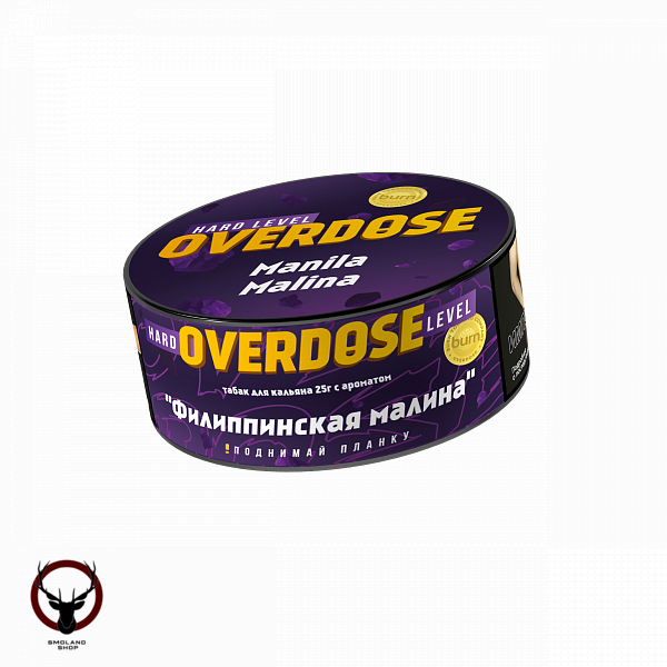 Табак для кальяна Overdose Manila Malina 25гр