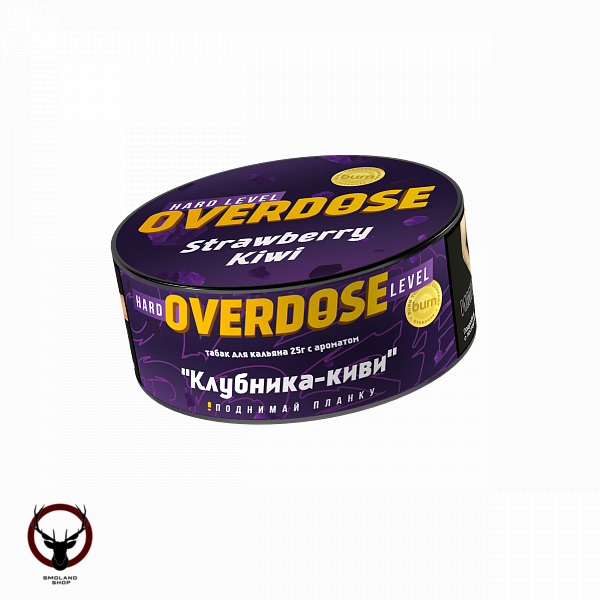 Табак для кальяна Overdose Strawberry Kiwi 25гр