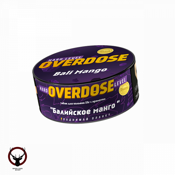 Табак для кальяна Overdose Bali Mango 25гр