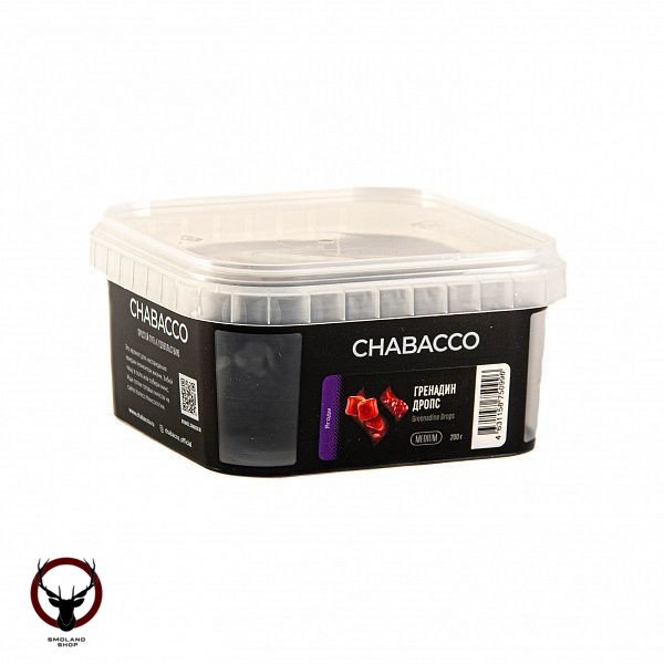 Chabacco Mix MEDIUM Grenadine drops 200гр МРК