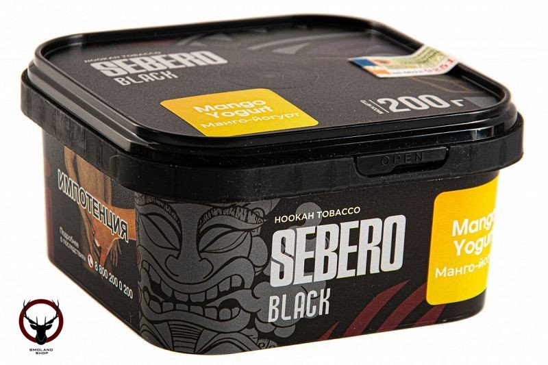 Табак для кальяна Sebero Black Mango yogurt 200гр