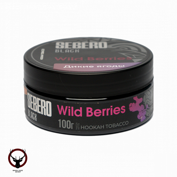 Табак для кальяна Sebero Black Wild berries 100гр