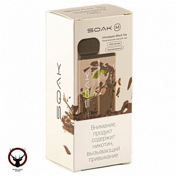 Электронная сигарета SOAK M Himalayan Black Tea 4000 затяжек