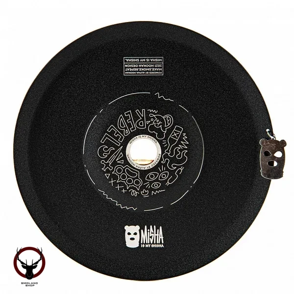 Кальян MISHA Jet Black черный матовый (без колбы)