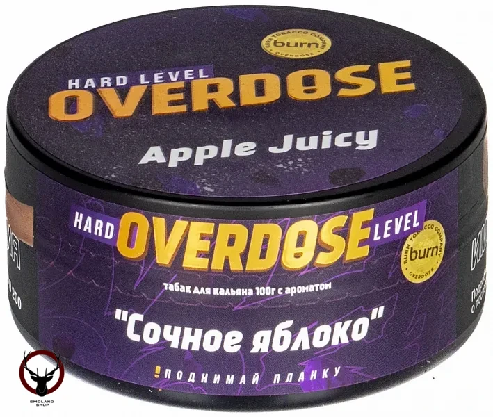 Табак для кальяна Overdose Apple Juicy 100гр