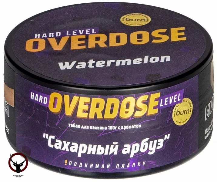 Табак для кальяна Overdose Watermelon 100гр