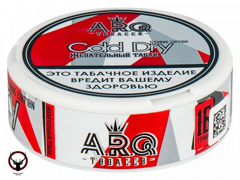 Табак жевательный ARQ TOBACCO Cold Dry 16гр МРК