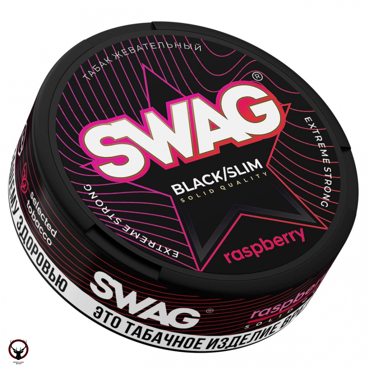 Табак жевательный SWAG Strong Raspberry МРК