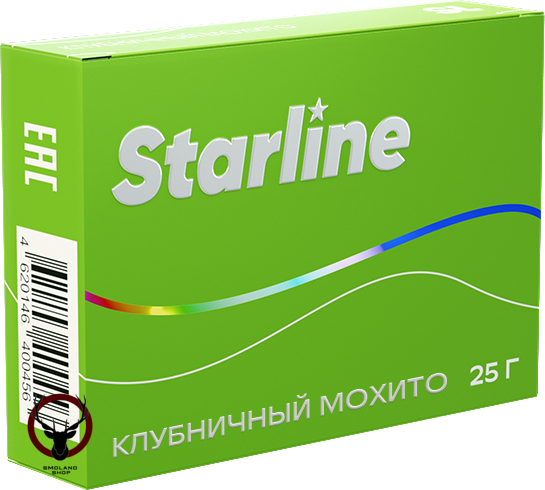 Табак для кальяна Starline "Старлайн" (Клубничный мохито), 25 г