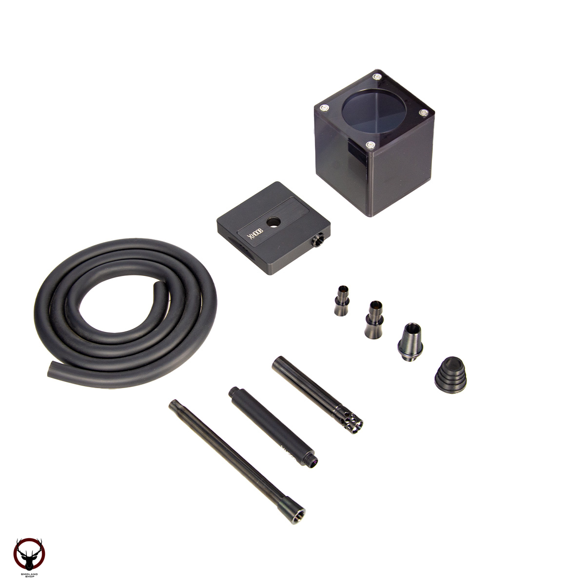 Кальян Hoob subAtom Black x Black | Cube mini Black