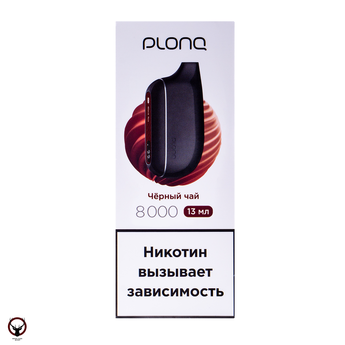 PLONQ MAX SMART Черный чай (8000 затяжек) 20 мг МРК