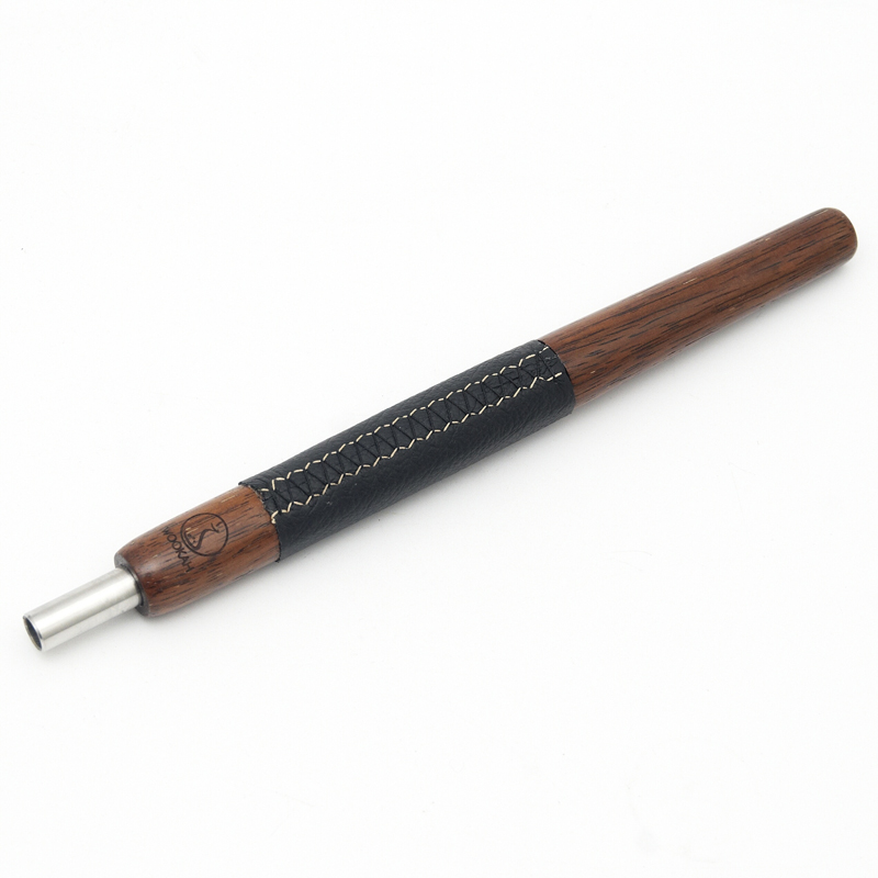 Мундштук Wookah Wooden Merbau Brown Leather